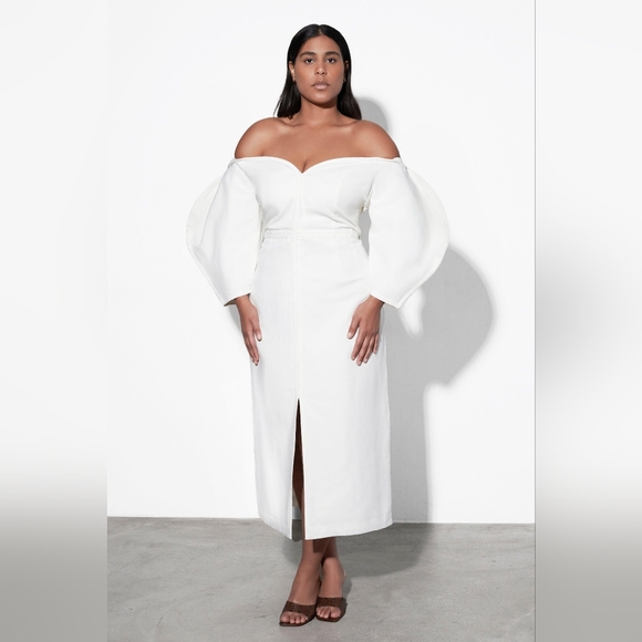 Mara Hoffman Leonara Dress White Sz 2 NWT - Picture 5 of 6